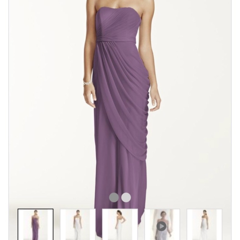 Purple David’s Bridal Gown